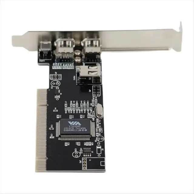 Alt view image 3 of 3 - PCI 1394 Card 4 Port Firewire Card Adapter Digital Camera HD DV Capture Card Driver-free VIA for Desktop PC
