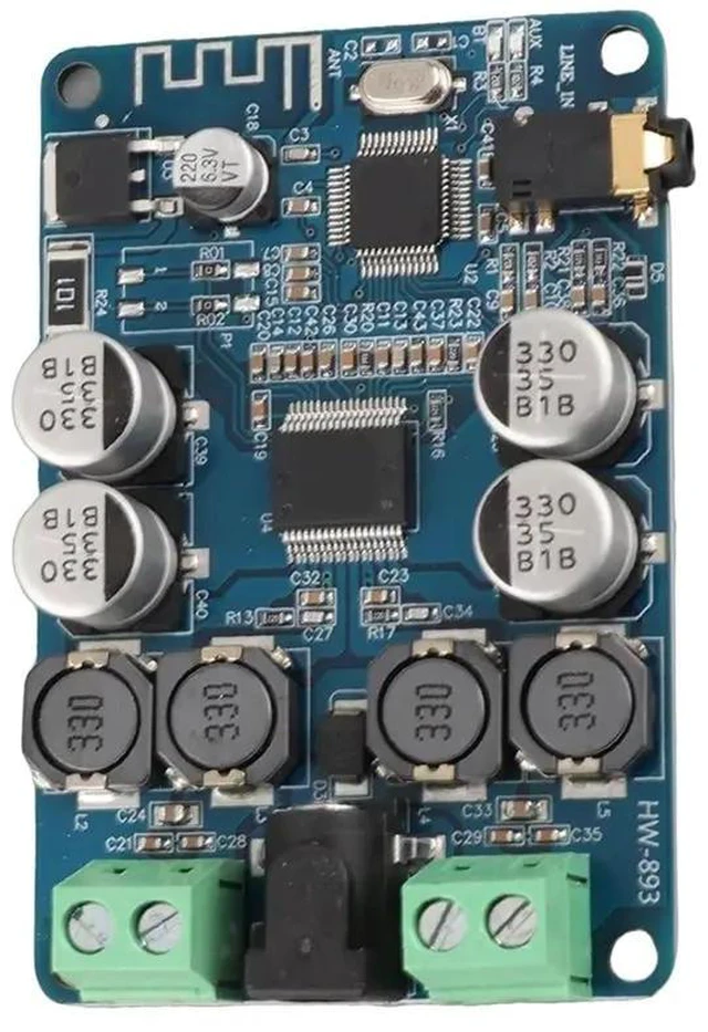 Alt view image 2 of 3 - TDA7492P Bluetooth V2.1 2X25w Audio Amplifier Board