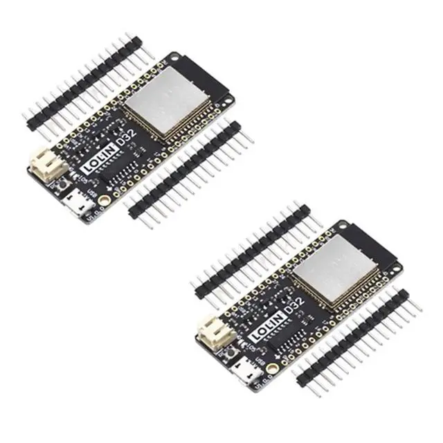 Alt view image 3 of 3 - 2PCS D32 V1.0.0 Bluetooth Development Board ESP--32 4MB FLASH for MicroPython