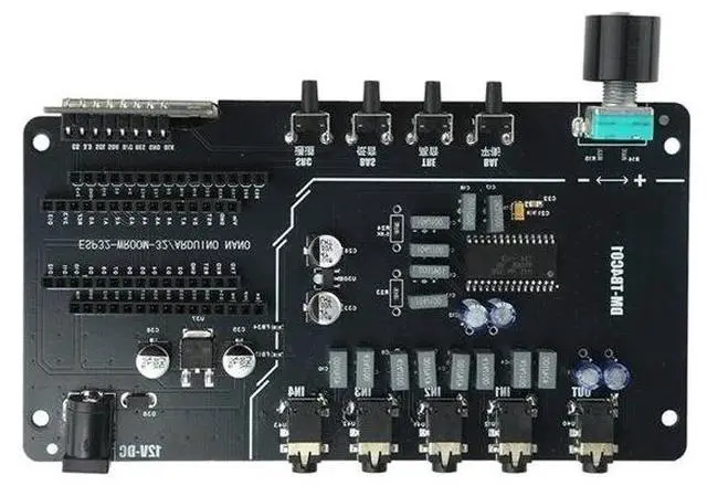 Main image of IDUD 1 PCS DC 7-12V TDA7440 Digital Audio Controller 4 Channel Stereo Audio Module With 1.8 Inch ST7735 Display