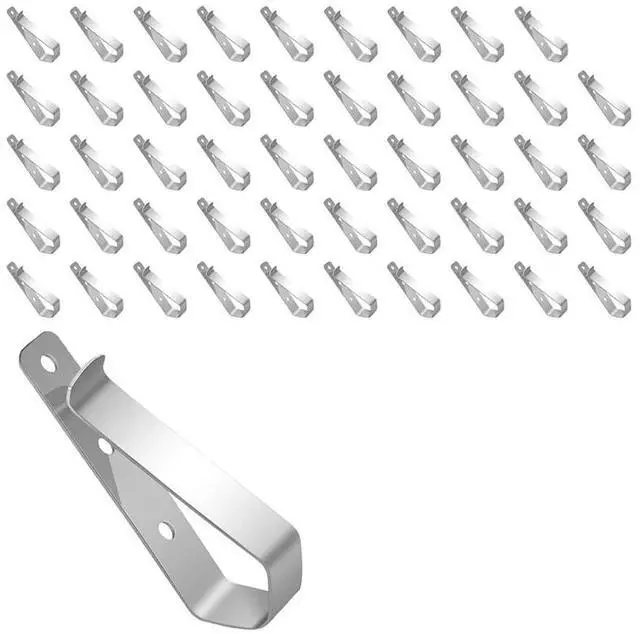 Main image of For Liftmaster For Steal Garage Door Opener Clip Replacement 50PCS Stainless Steel For Sears Chamberlain Remote Door Opener