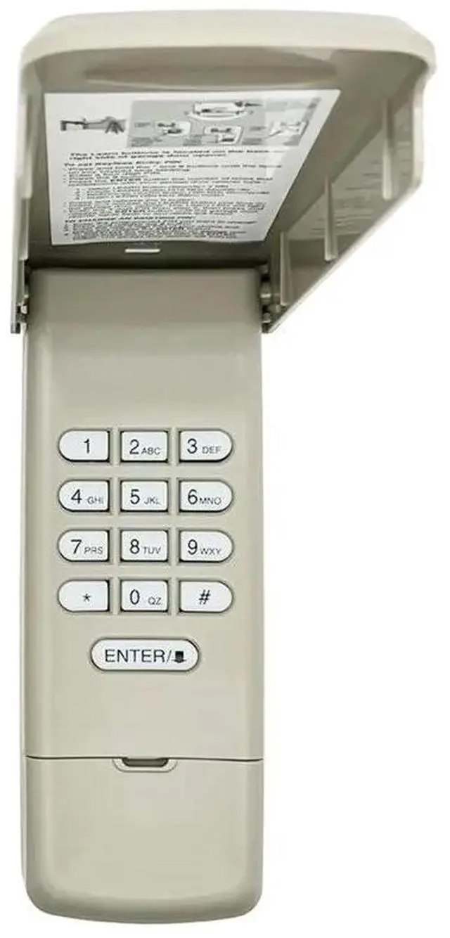 Main image of Remote Control For 878MAX Garage Door Opener Keyless Entry System Keypad- Works For 878MAX 877LM 376LM 377LM 976LM 977LM