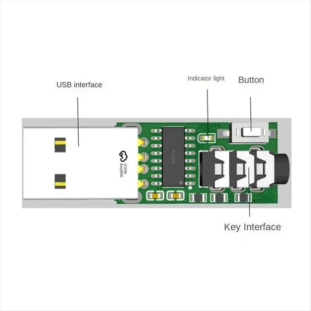Alt view image 3 of 3 - VBand Multifunction CW Trainer Morse Key Trainer Vband Mobile Phone Computer Connector Code Trainer Telegraph Trainer A