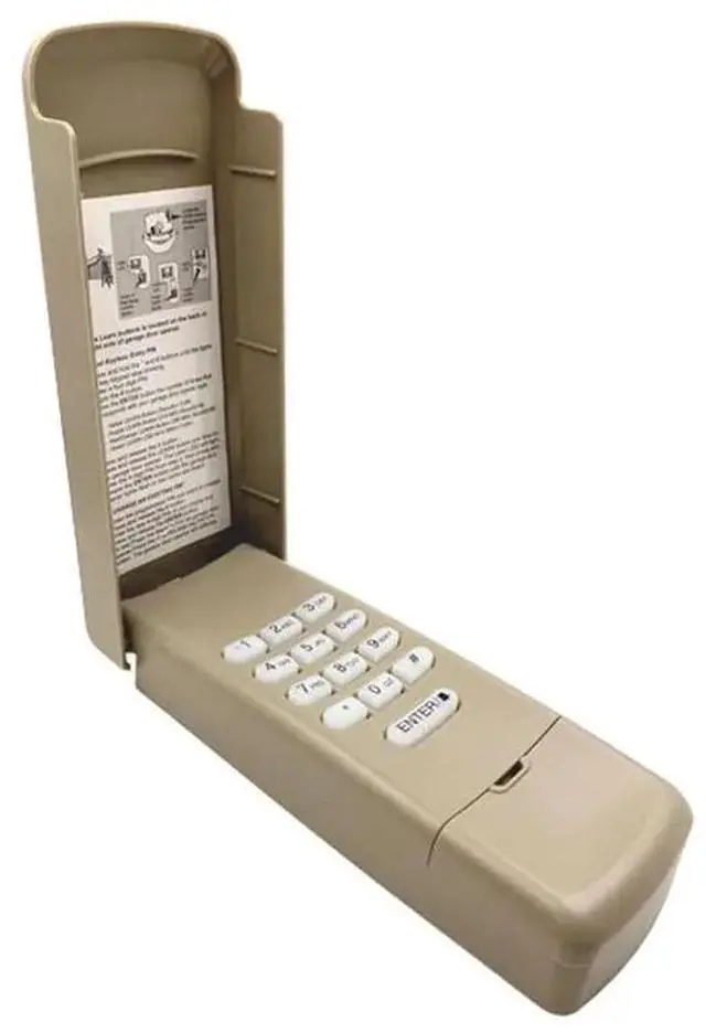 Main image of Keyless Keypad 877MAX Garage Door Opener For 878MAX 376LM 377LM 877LM 977LM 310Mhz 315Mhz 390Mhz