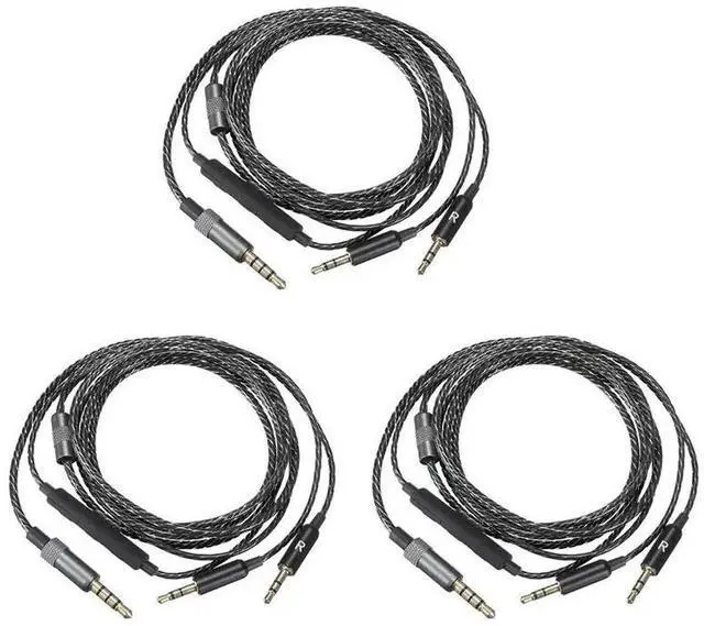 Main image of 3X Replacement Mic Cable For Sol Republic Master Tracks Hd V8 V10 V12 X3 Headphones