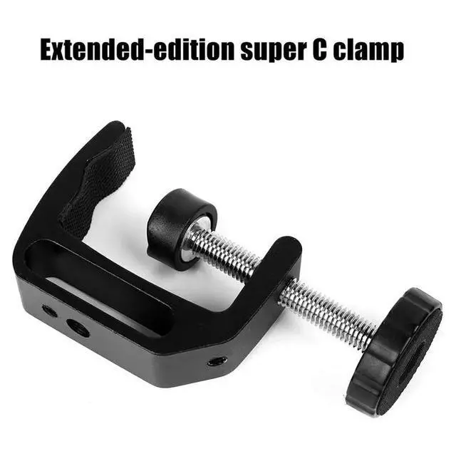 Alt view image 2 of 3 - Adjustable Camera Clamp Mount With Double Ballhead
