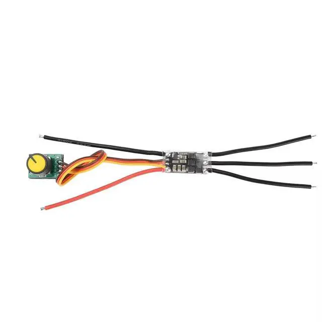 Alt view image 3 of 3 - 30A Brushless ESC Fan Electronic Speed Controller Motor Driver No Signal Required for DIY Fan Unidirectional