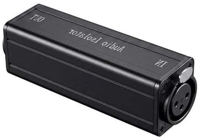 Main image of IDUD Professional XLR Audio Isolator Noise Filter, Single Channel Ground Loop Hum Noise Elimination System