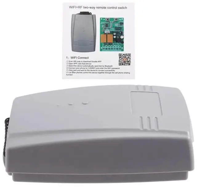 Main image of Tuya Garage Door Opener 433+2-Way Remote Control Switch For Access Control, Electric Doors, Garag