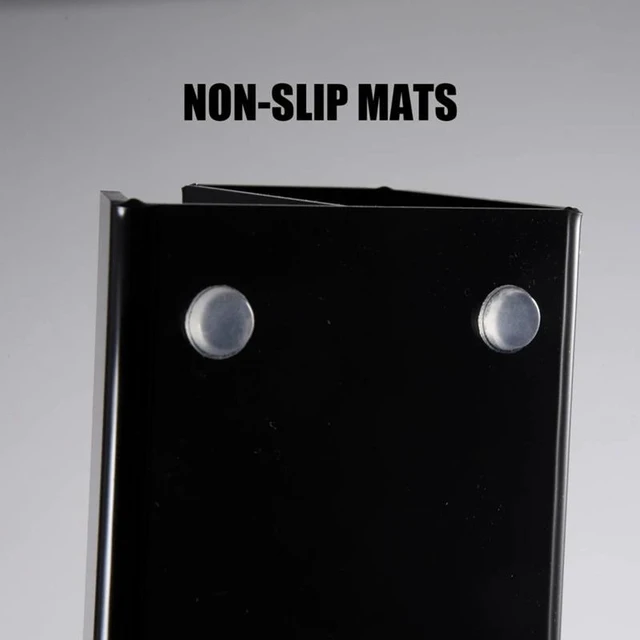 Alt view image 2 of 3 - Black Vinyl Record Stand Acrylic Vinyl Record Holder for Albums & Record Decor for Vinyl Record Lovers