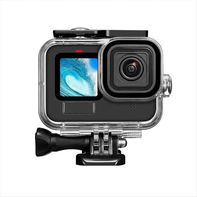 Alt view image 2 of 3 - 60M Waterproof Case for 12 11 10 9 Underwater Diving Housing Cover Action Camera Accessories,A