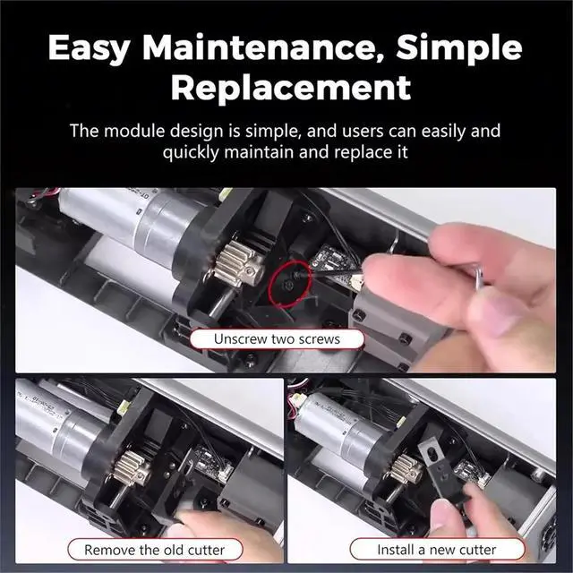 Alt view image 2 of 3 - For -C Filament Cutter -C Accessory External Cutter Replacement 3D Printer Parts Fast Cut-Off 3PCS