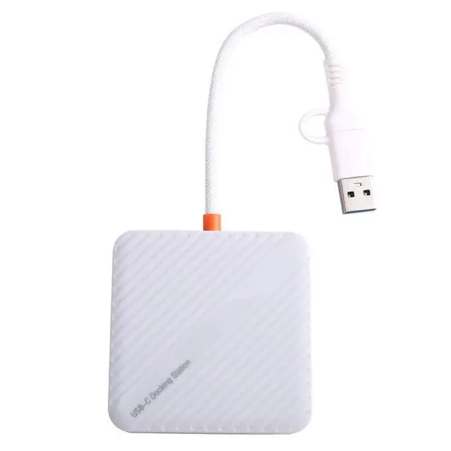 Alt view image 3 of 3 - 2 in 1 Multifunctional Memory Card Case Reader Storage Box with USB/Type-C Cable for SD/TF Card Storage Manager
