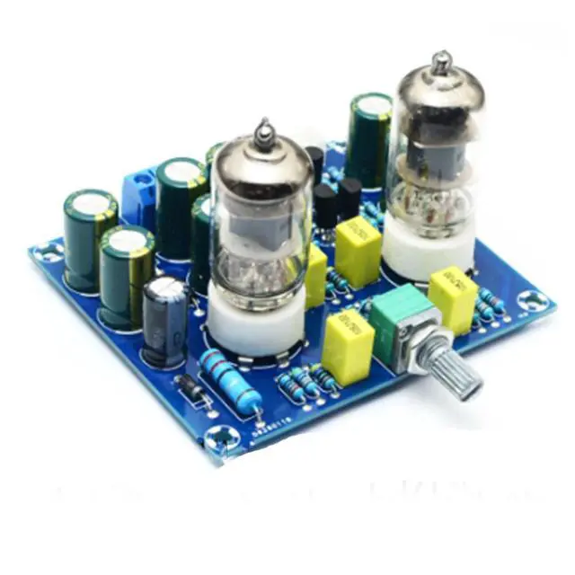 Alt view image 3 of 3 - AC 12V 1A 6J1 Value Preamp Tube Preamp Amplifier Board PreAmplifier Headphone DIY Kits