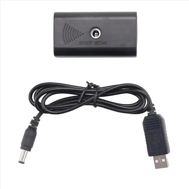 Alt view image 2 of 3 - DC Coupler Dummy Battery+5V USB Cable for NP F550 F570 F770 F750 F970 F990 with USB Cable