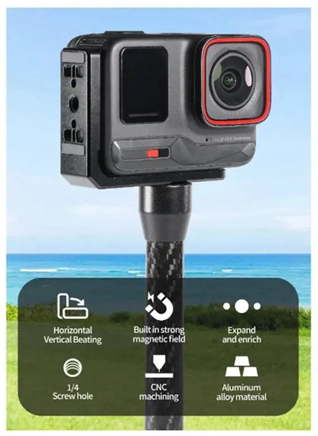 Main image of For Pro 2 Vertical Horizontal Mount 9:16 16:9 Footage Magnetic Camera Bracket for & PRO Tripod A