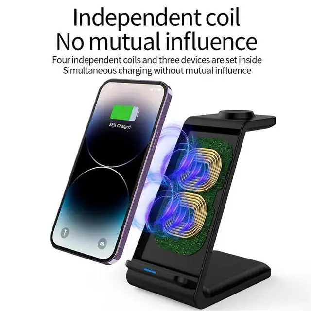 Alt view image 2 of 3 - 3 In 1 Watch Earphone Multi-Function Convenient Easy To Use