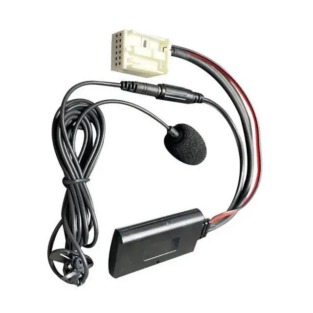 Alt view image 2 of 3 - Car Audio Bluetooth 5.0 Receiver Aux Adapter Radio Module Bluetooth Aux Cable with Microphone for C2 C5