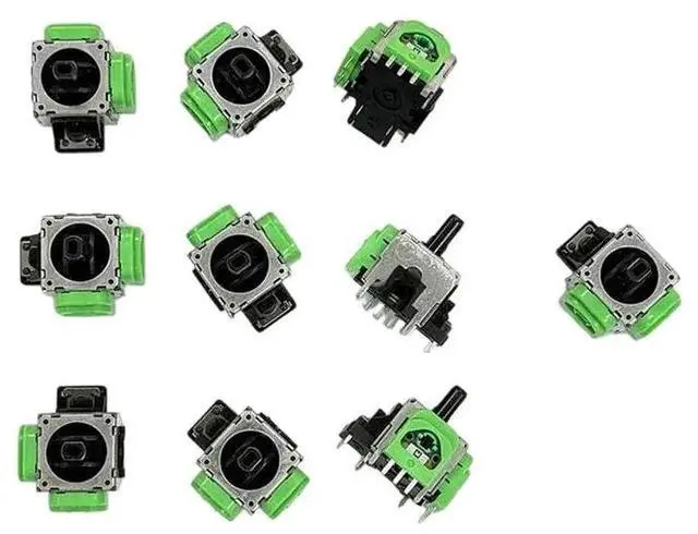 Main image of For PS5 Hall Electromagnetic Joystick Thumb Stick Replacement Green TMR Sensor 3D Analog Joystick