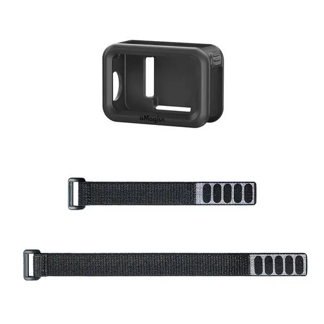 Alt view image 3 of 3 - Multifunctional Vision Dock Wrist Strap Silicone Case for Nano Camera Body Screen Protective Case Cover