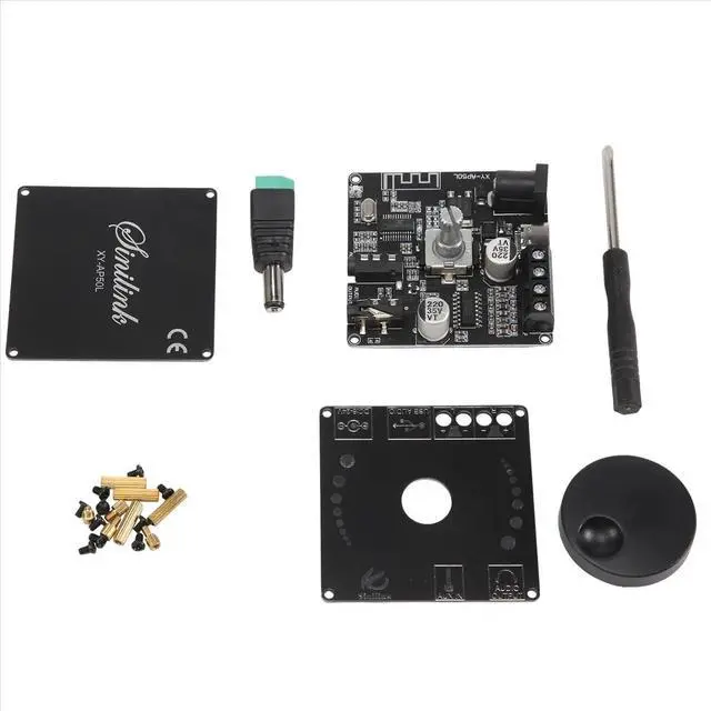 Alt view image 2 of 3 - XY-AP50L Mini Bluetooth 5.0 50W+50W Audio Power Digital Amplifier Board Stereo Amp 3.5MM AUX USB APP