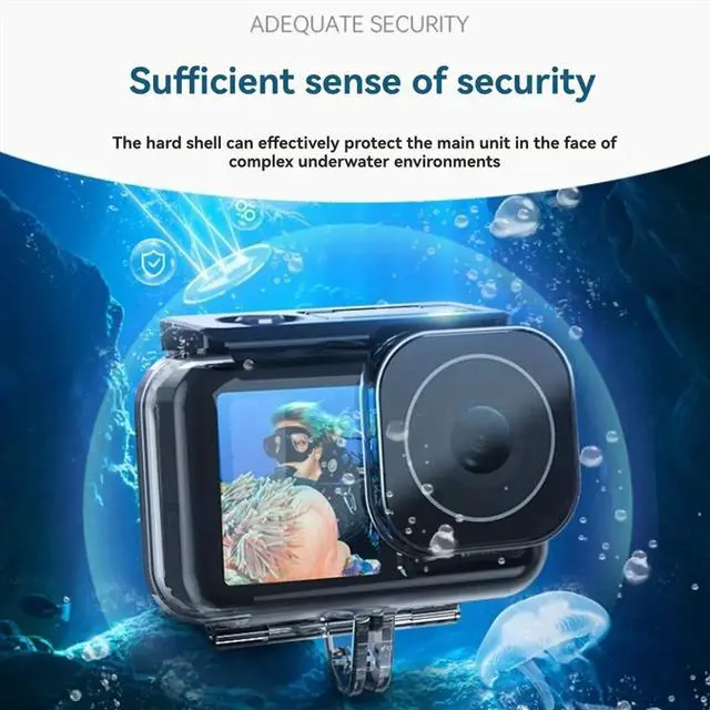 Main image of is Suitable for Action5 Pro Waterproof Shell Action4/3 Sports Camera Waterproof Shell Accessories