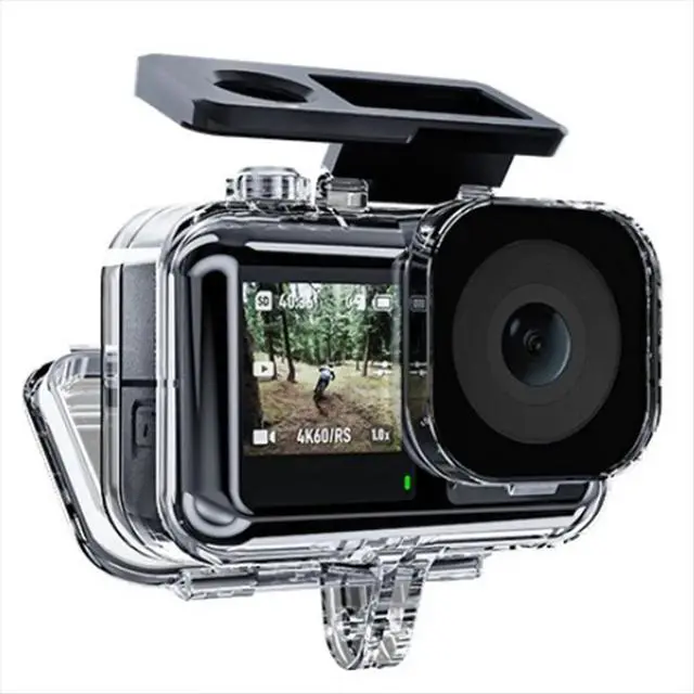 Alt view image 2 of 3 - is Suitable for Action5 Pro Waterproof Shell Action4/3 Sports Camera Waterproof Shell Accessories