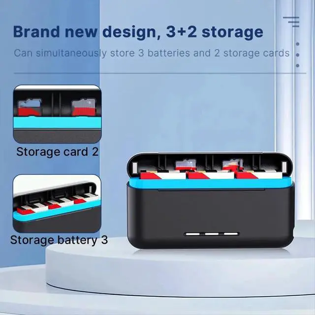 Alt view image 2 of 3 - Pertable Storage Box Charger for 13 Canmera Charging Artment for Go Camera