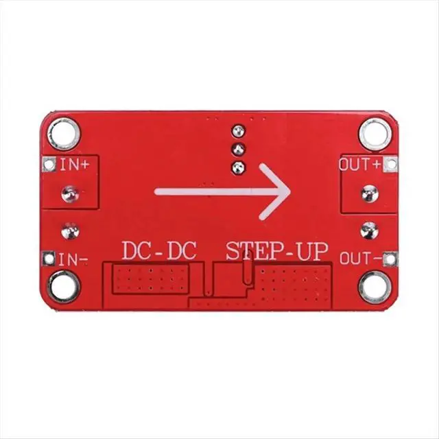Alt view image 2 of 3 - 5PCS XL6019 5A DC-DC Adjustable Boost Power Module Boost 5V 6V 12V 24V 3-35V to 5-40V High Power Current