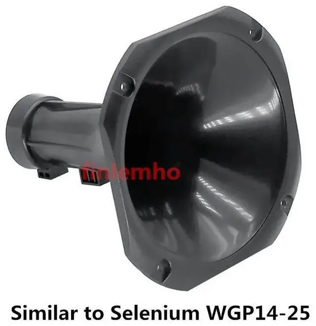 Main image of 1PC DJ Tweeter Speaker Horn 1 Inch Throat Treble 45°x45° Coverage For HiFi Car Professional Audio Home Theater
