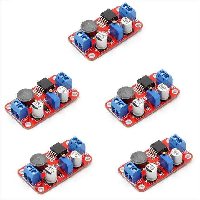 Alt view image 3 of 3 - 5PCS XL6019 5A DC-DC Adjustable Boost Power Module Boost 5V 6V 12V 24V 3-35V to 5-40V High Power Current