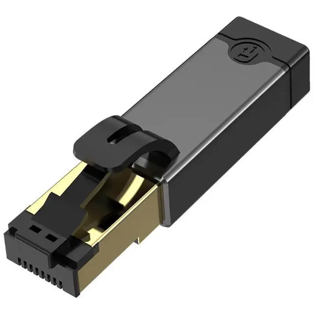 Alt view image 3 of 3 - 1000Mbps RJ45 Male to Type C Female Adapter Fast for Laptop Smartphone Android Notebook USB C to RJ45 Ethernet