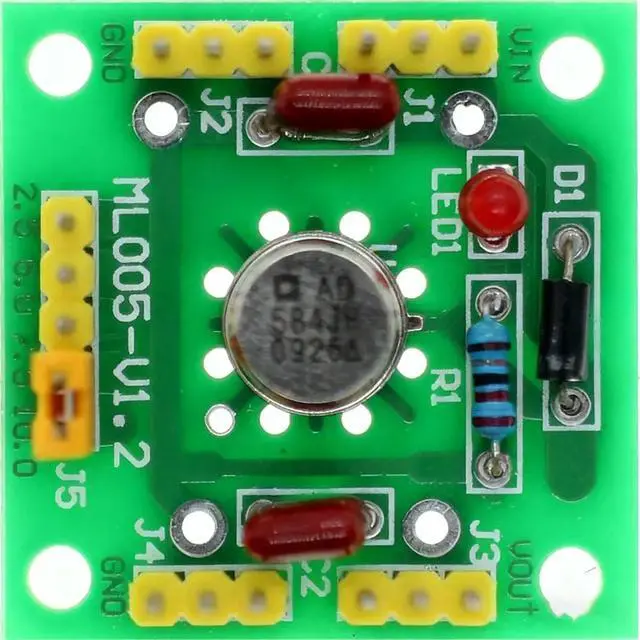 Alt view image 3 of 3 - AD584 High- Voltage Reference Module 4-Channel 2.5V / 5V / 7.5V / 10V