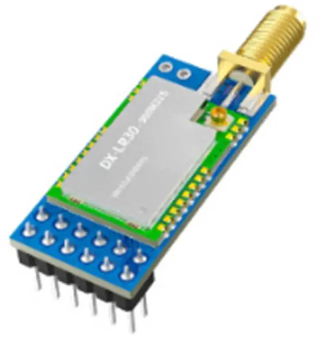 Alt view image 2 of 3 - DX-LR30 SX1262 Chip Development SX1262 LoRa Module Module 8km 22dBm UART LoRa Spread Spectrum Technology 900M22SP