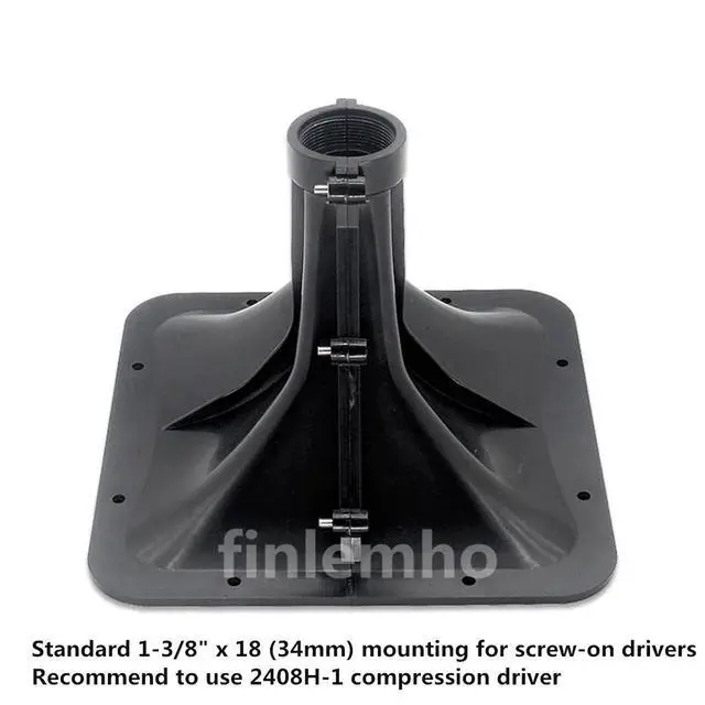 Alt view image 3 of 3 - 1PC DJ Speaker Tweeter Horn 1" Throat AC895 Waveguide 90° x 50° For Public Address Professional Audio Mixer Console Home Theater