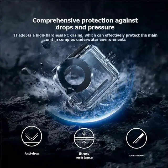 Main image of 60M Waterproof Case for Nano Professional Underwater Dive Housing Shell for Snorkeling Surfing Swimming