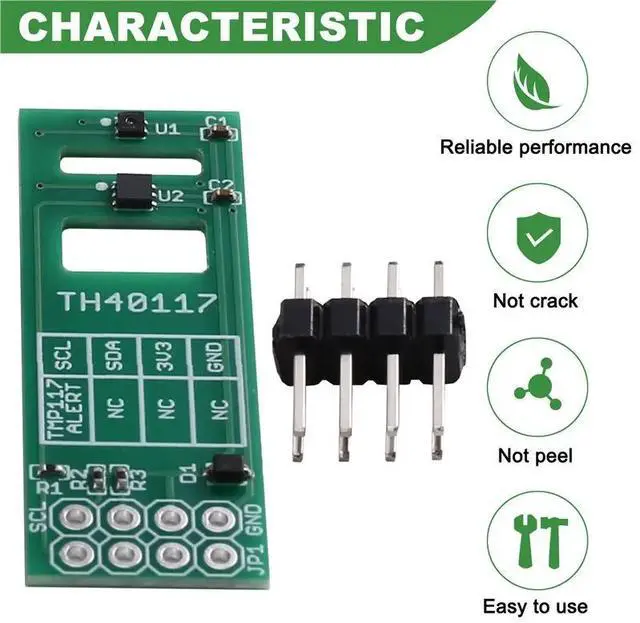 Alt view image 3 of 3 - SHT40 Humidity And Temperature Sensor Module, TMP117