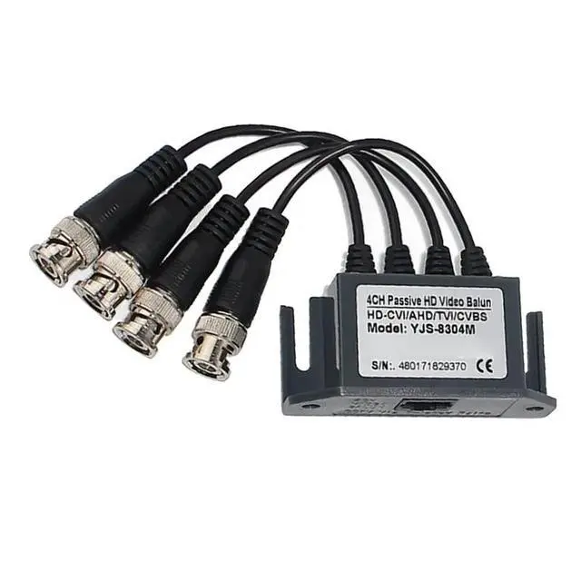 Alt view image 3 of 3 - 2X 4-Channel Video Balun BNC UTP CAT5 Transmitter For CCTV/ Surveillance Camera Trend 4-Way Coaxial HD Transmitter