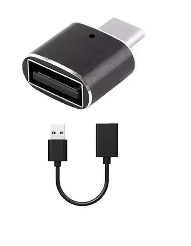 Main image of Mini Horizontal Plug CarPlay Box Android 2-in-1 Adapter for Car Connectivity, with Extension Cable + Adapter