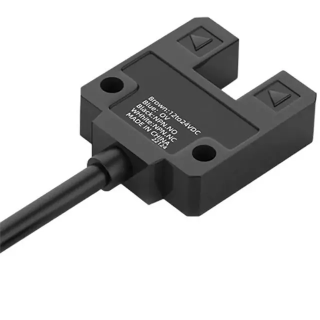 Alt view image 2 of 3 - -SU10N Slot Type Photoelectric Switch Sensor NPN PNP 12-24VDC 4-Wire Infrared Optical Proximity Detector