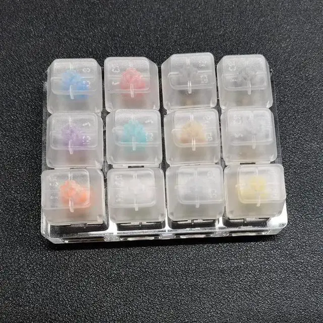 Main image of 12 Key Switches Tester for for Mechanical Keyboard Gaming Switch Blue Linear Clicky Slient Silver White SMD