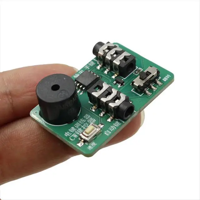 Alt view image 3 of 6 - Hand Key Oscillator CW Key Trainer Automatic Key Exerciser Automatic Key Controller Can Adjust the Transmission Speed