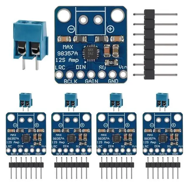Alt view image 3 of 3 - 5PCS MAX98357A I2S 3W Class D Amplifier Breakout Interface I2S Decoder for Audio Projects