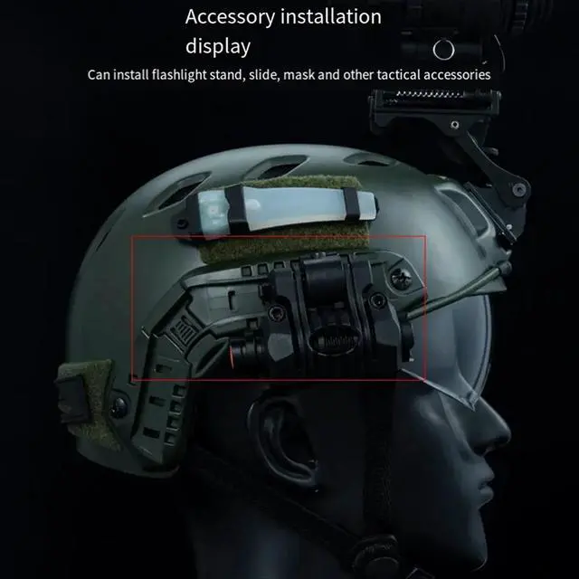 Alt view image 2 of 3 - For FAST Helmet Rail Accessories Multifunctional DIY for Protective Gear Arc Helmet Rail Accessories, B1