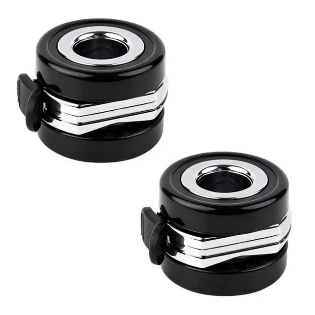 Alt view image 3 of 3 - 2PCS 2.5inch 60mm Hollow Caster Wheel Kit with Brake Compatible with Standard M8 Threaded Hole