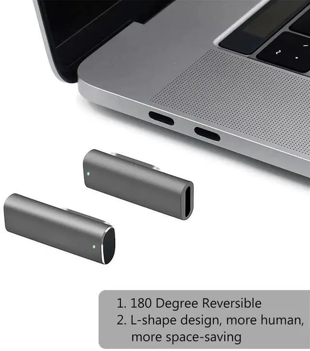 Main image of 100W 20 PIN MAGNETIC USB C PD Charging Cable Fast Charging 10 Gbps 4K Video @ 60Hz for Pro/Air