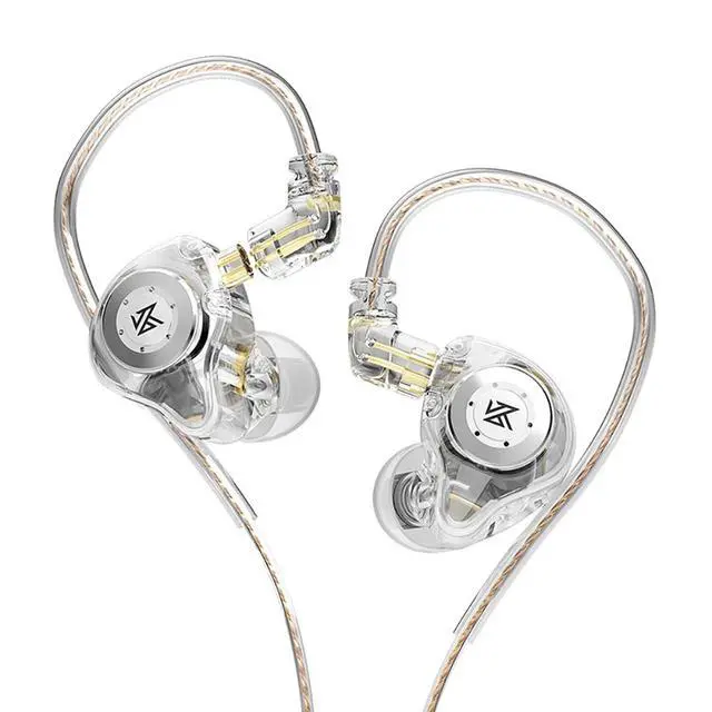 Alt view image 2 of 3 - Pro In-Ear Headphone HIFI Stereo Earphones with Detachable Cable Sports Noise Cancelling Headphone No Microphone-E