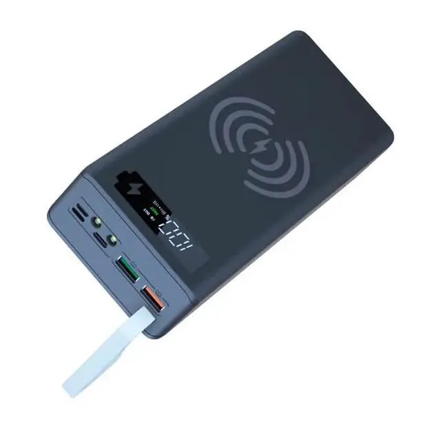 Alt view image 3 of 3 - USB 16X Bank Case Charge Storage Boxes C16 with LED Lighting Detachable for Smartphone Charging