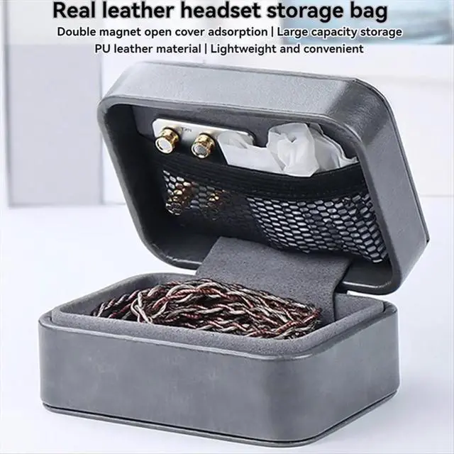 Alt view image 3 of 6 - Earphones Case - Storage Box for Earphone Accessories, Carrying Case