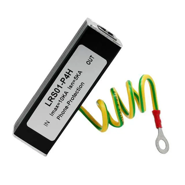 Alt view image 2 of 3 - Telephone Fax Surge Protector Thunder Arrestor RJ11 Kl01-P4H Black RJ11 ADSL